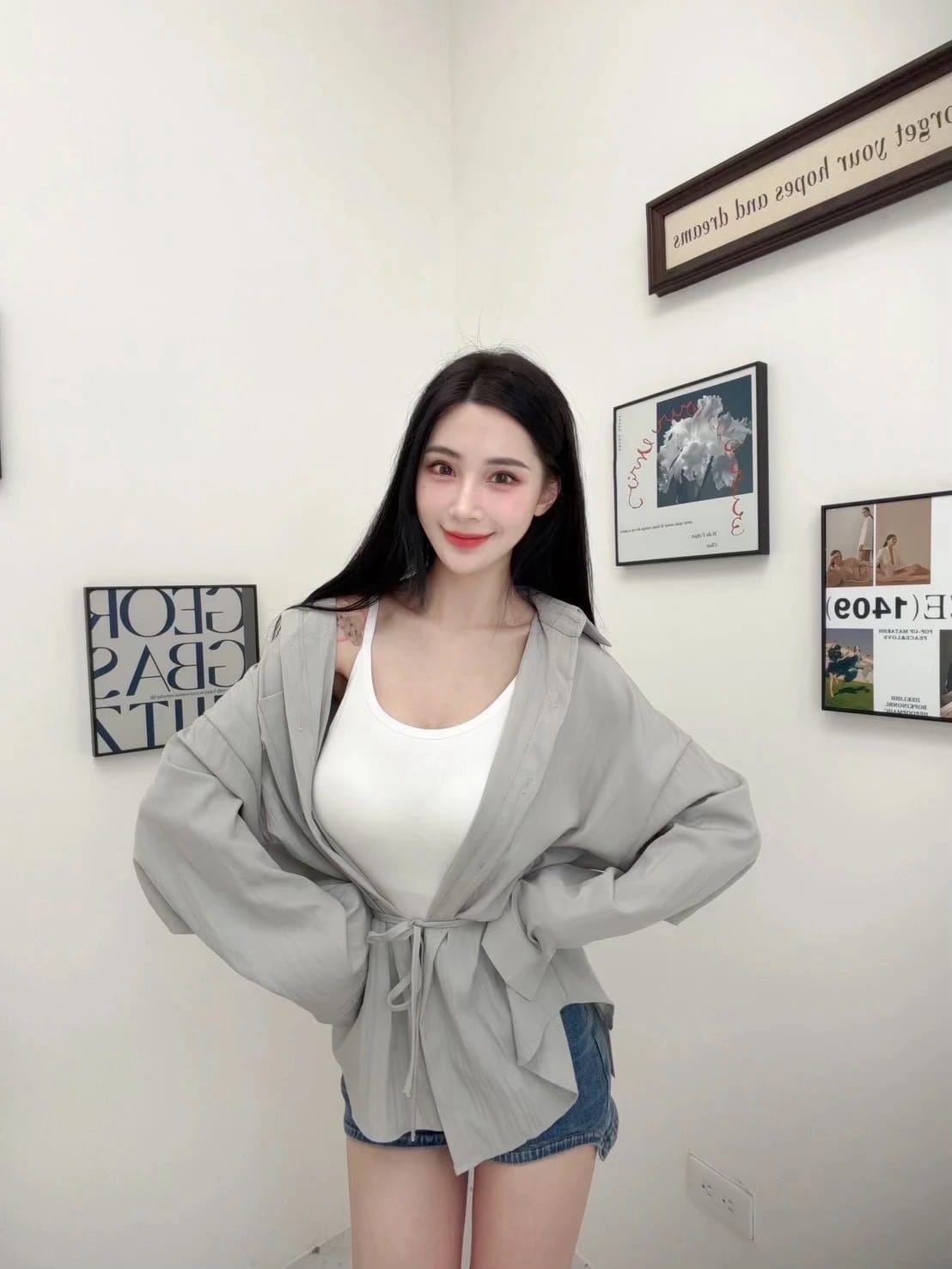 寬鬆百搭寬鬆襯衫