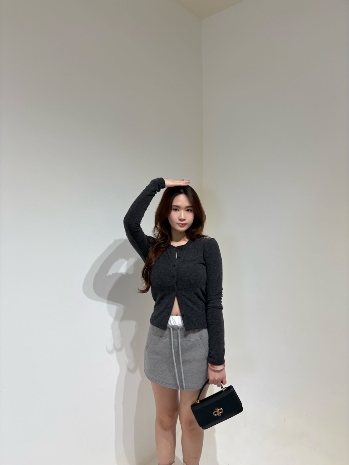 韓國東大門🇰🇷馬海毛排釦上衣 含羊毛
