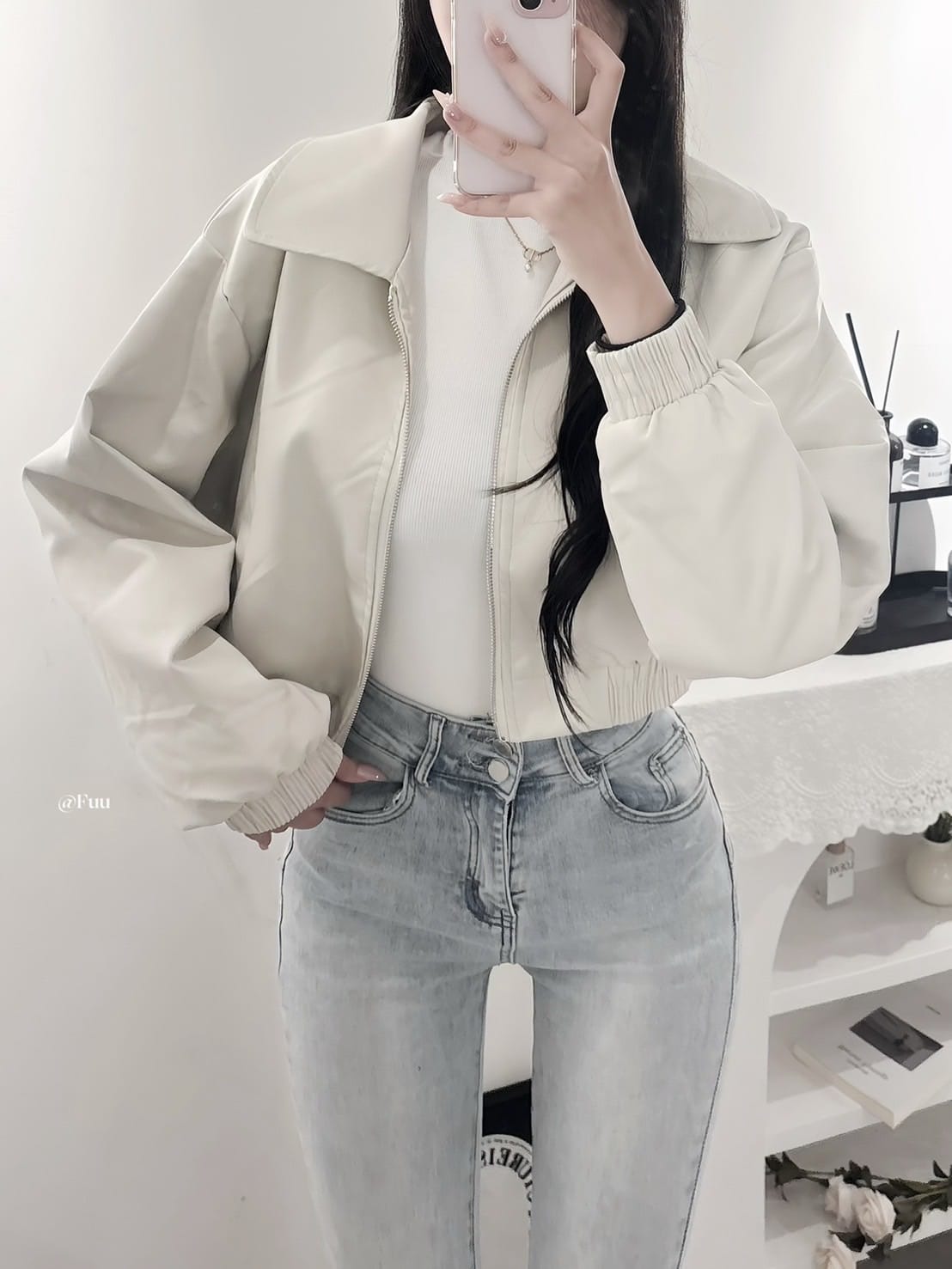 ❤️‍🔥翻領短板皮革外套